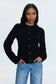 Dani Button Down Cardigan- Noir