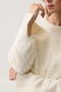 Luna Embellished Sweater- Winter White