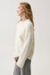 Luna Embellished Sweater- Winter White
