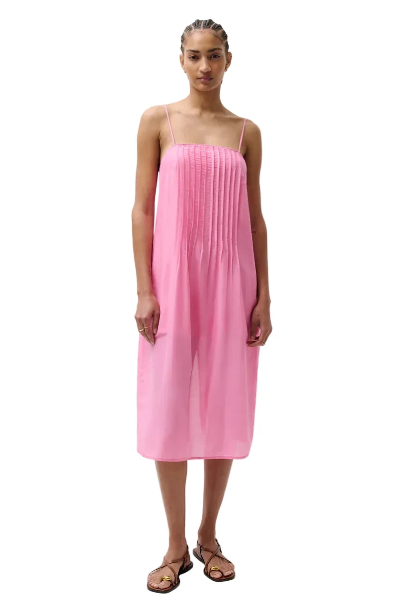 Vittoria Pleated Midi Dress- Azazela
