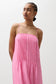 Vittoria Pleated Midi Dress- Azazela