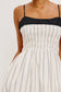 Primose Smocked Bodice Midi Dress- Palma Stripe