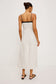 Primose Smocked Bodice Midi Dress- Palma Stripe