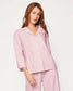Olivia Wide Leg Pima Pajama Set- Red Ticking