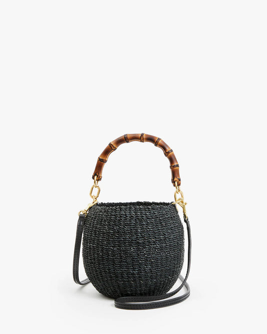 Petit Pot de Miel with Bamboo Handle- Black