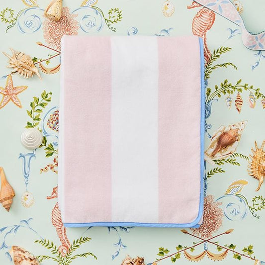 Beach Towel- Pink Stripe
