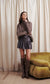 Pippi Ruffle Mini Skirt- Chocolate