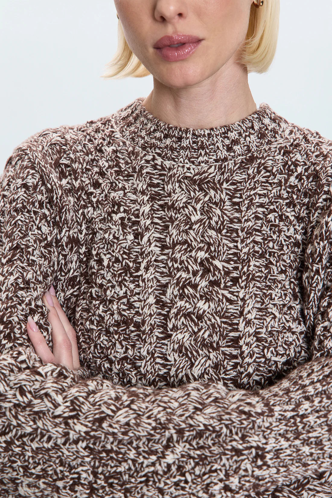Quinn Sweater- Chocolate Marl