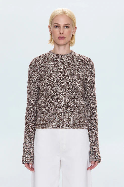 Quinn Sweater- Chocolate Marl