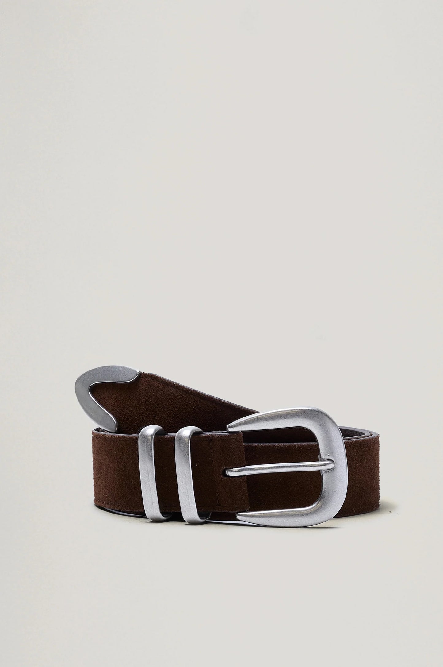 Ryder Belt- Chocolate Suede
