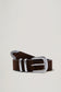 Ryder Belt- Chocolate Suede