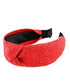 Rattan Headband- Red