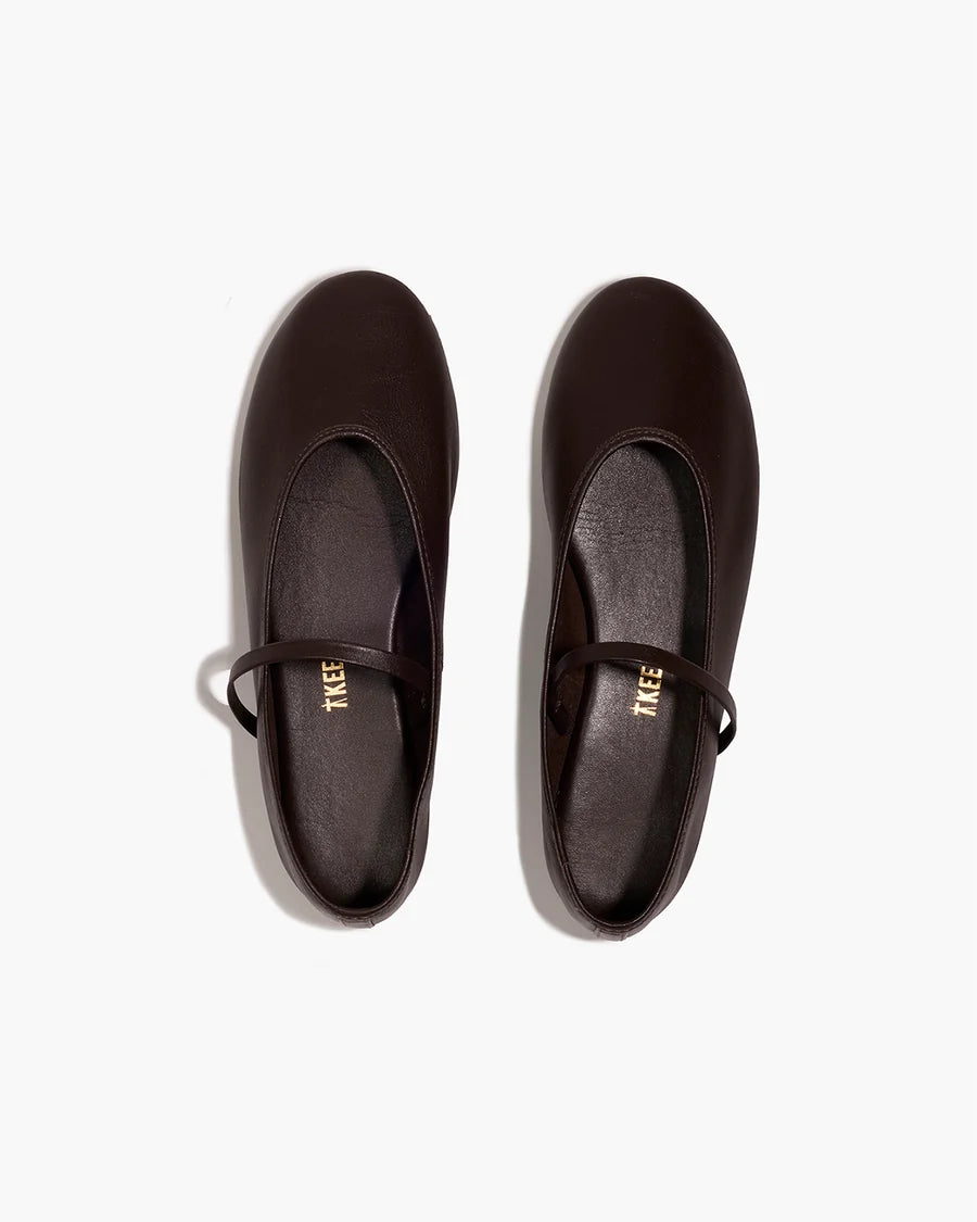 Reese Ballet Flat- Deep Brown