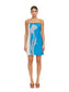 Fleur Mini Dress- Blue