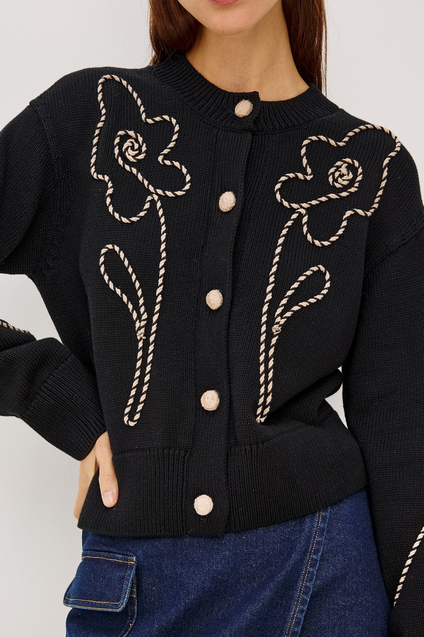 Sybil Cardigan- Western Floral