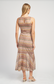Joanne Crochet Midi Dress- Sage Multi
