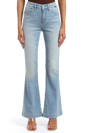 Sydney Flare Jeans- Bleach Feather Blue