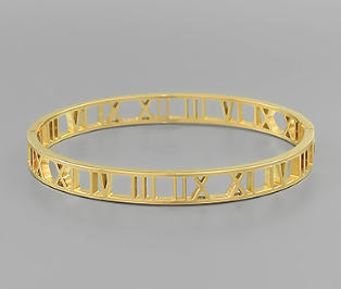 Filigree Roman Numeral Bracelet