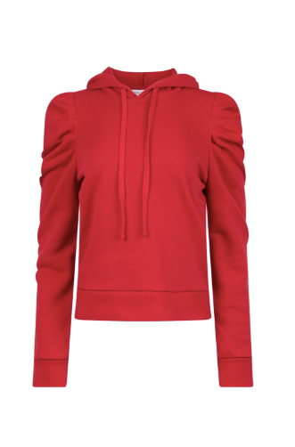 Janine Hoodie- Lipstick Red