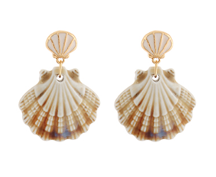 Shell Drop Earring