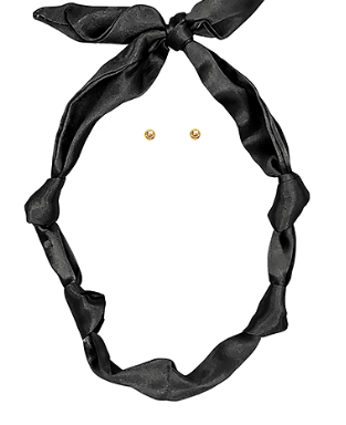Solid Color Scarf Necklace