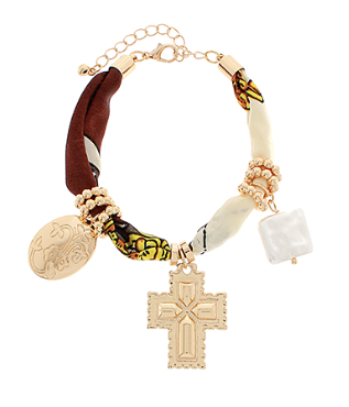 Charm Scarf Bracelet