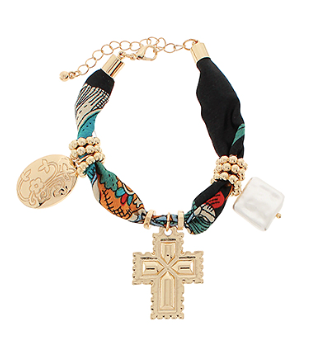 Charm Scarf Bracelet