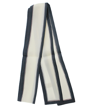 Line Border Twilly Scarf