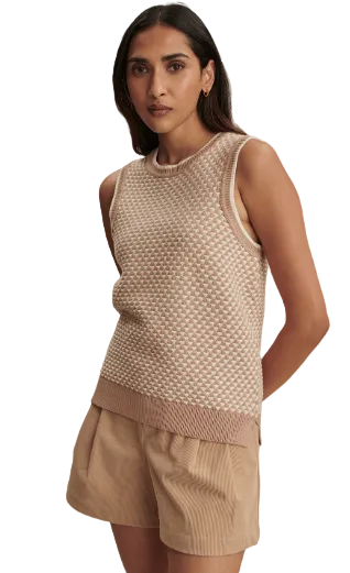 Jenson Knit Tank- Light Taupe