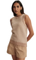 Jenson Knit Tank- Light Taupe
