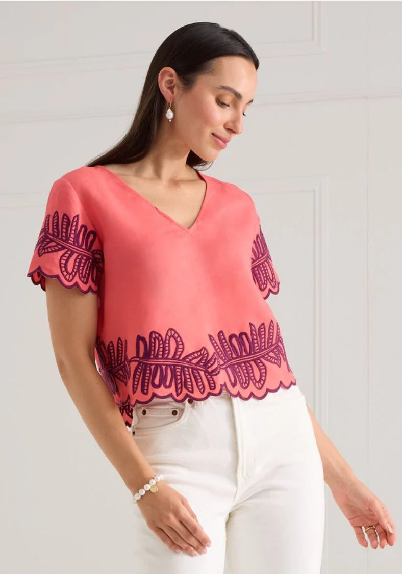 Lani Top- Coral