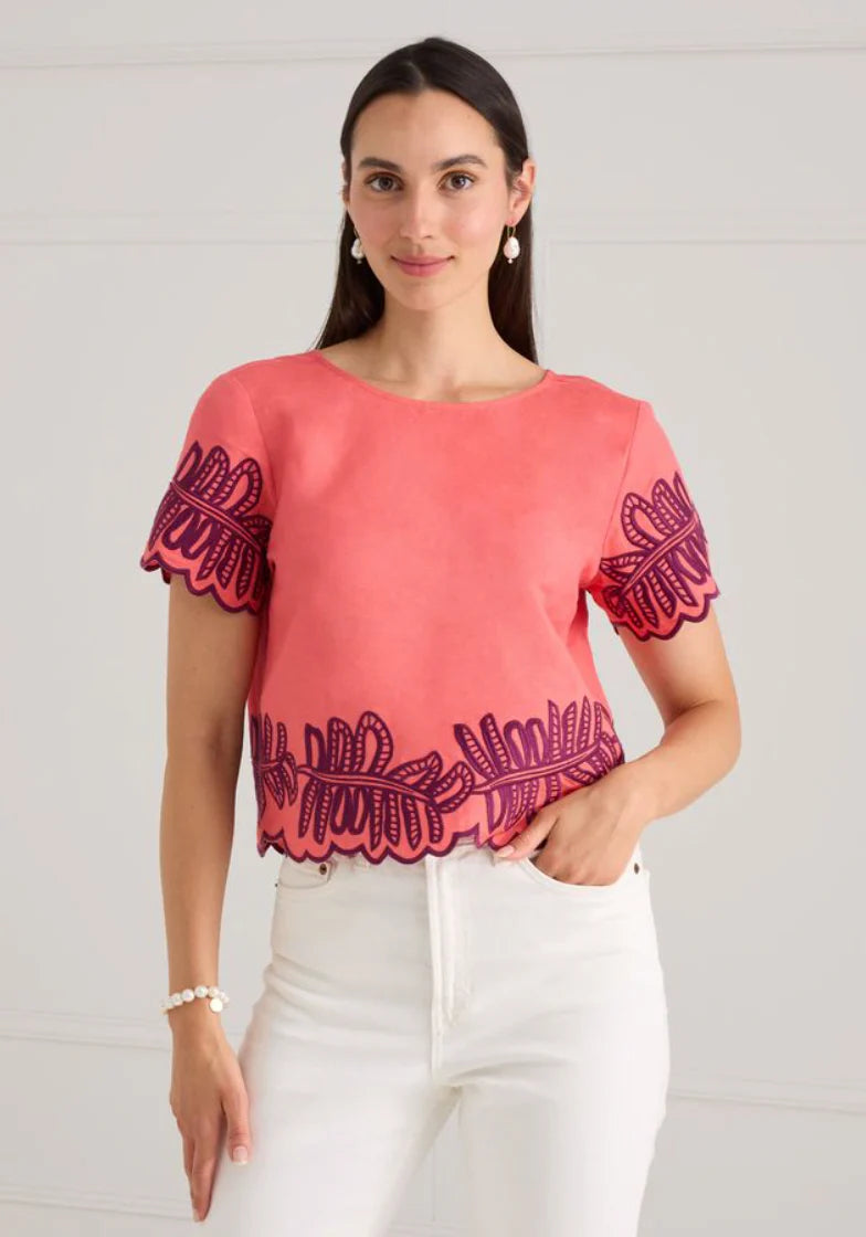 Lani Top- Coral