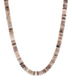 Wide Disk Marble Bead Necklace