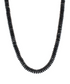 Wide Disk Marble Bead Necklace