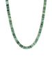 Wide Disk Marble Bead Necklace