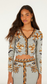 Stained Glass Beauty Knit Top- Grey
