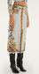 Stained Glass Knit Skirt- Grey