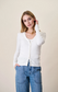 Pointelle Cardigan- Off white