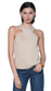 Ingrid Halter Knit Top- Linen