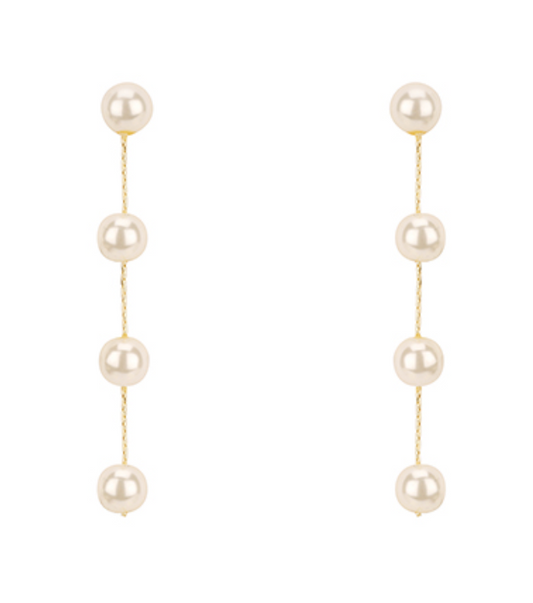6mm Pearl Drop Earrings