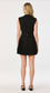 Gianna Pleated Vest Dress- Black