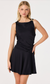 Violet Mini Dress- Black