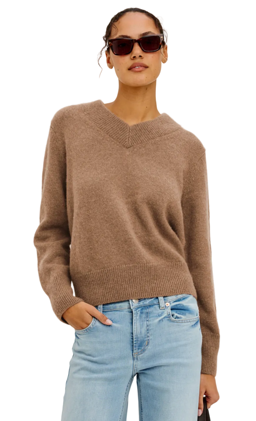 Lidya Sweater- Heather Camel
