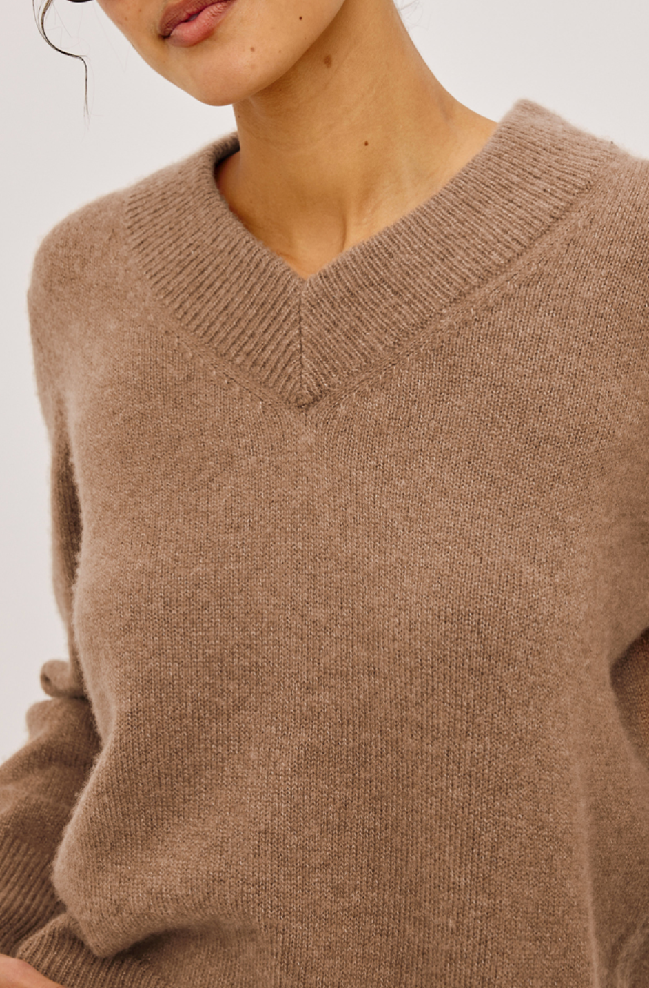 Lidya Sweater- Heather Camel