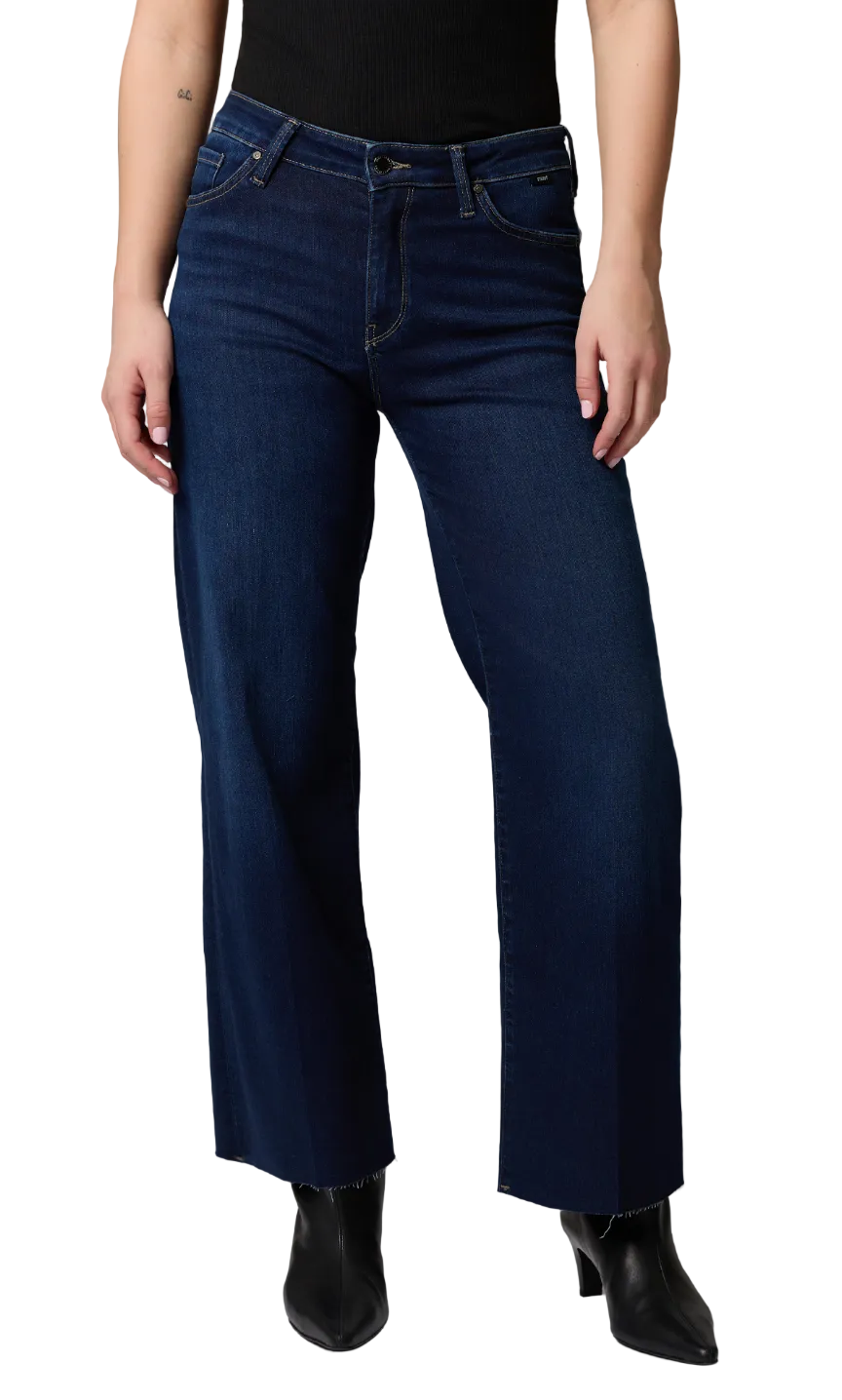 Paloma Mid Rise Jean- Deep Brushed Feather