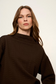 Sadie Quilted Top- Espresso