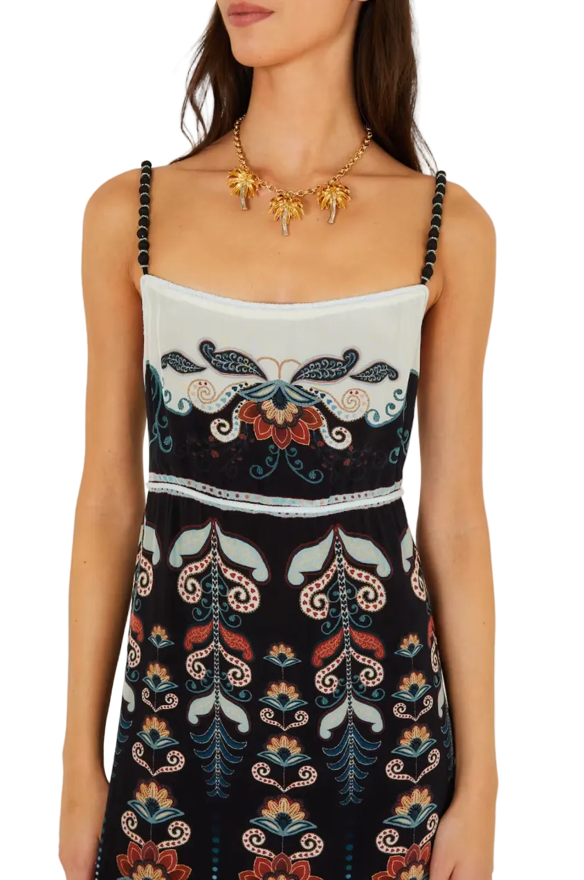 Nikita Winter Midi Dress- Black