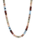 Wide Disk Marble Bead Necklace