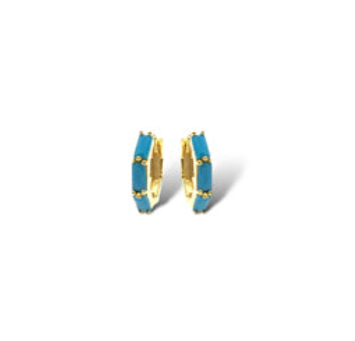 Zoey huggie earrings
