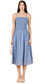 Paisley Smocked Midi Dress